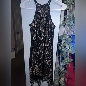 Black Lace Formal Dress